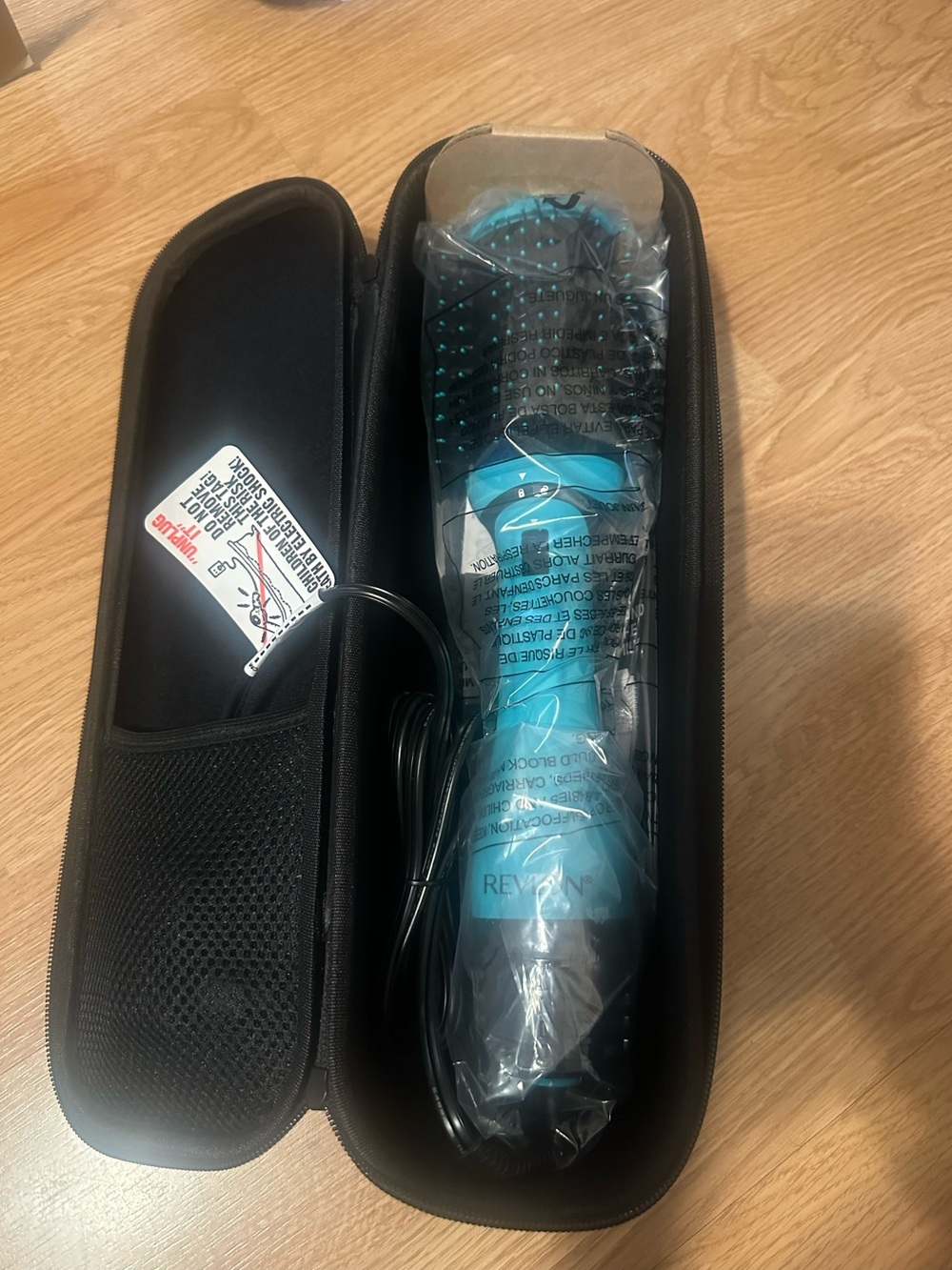 Revlon Aqua Blue One-Step Hair Dryer & Volumizer with Travel Case
